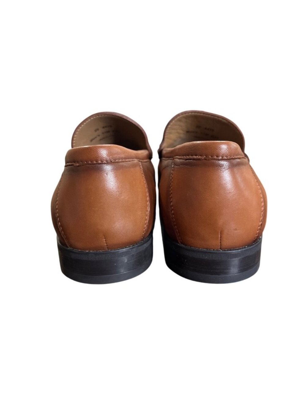 Johnston & Murphy Mens Size 11 Loafer Sheepskin Leather Brown - Picture 4 of 10